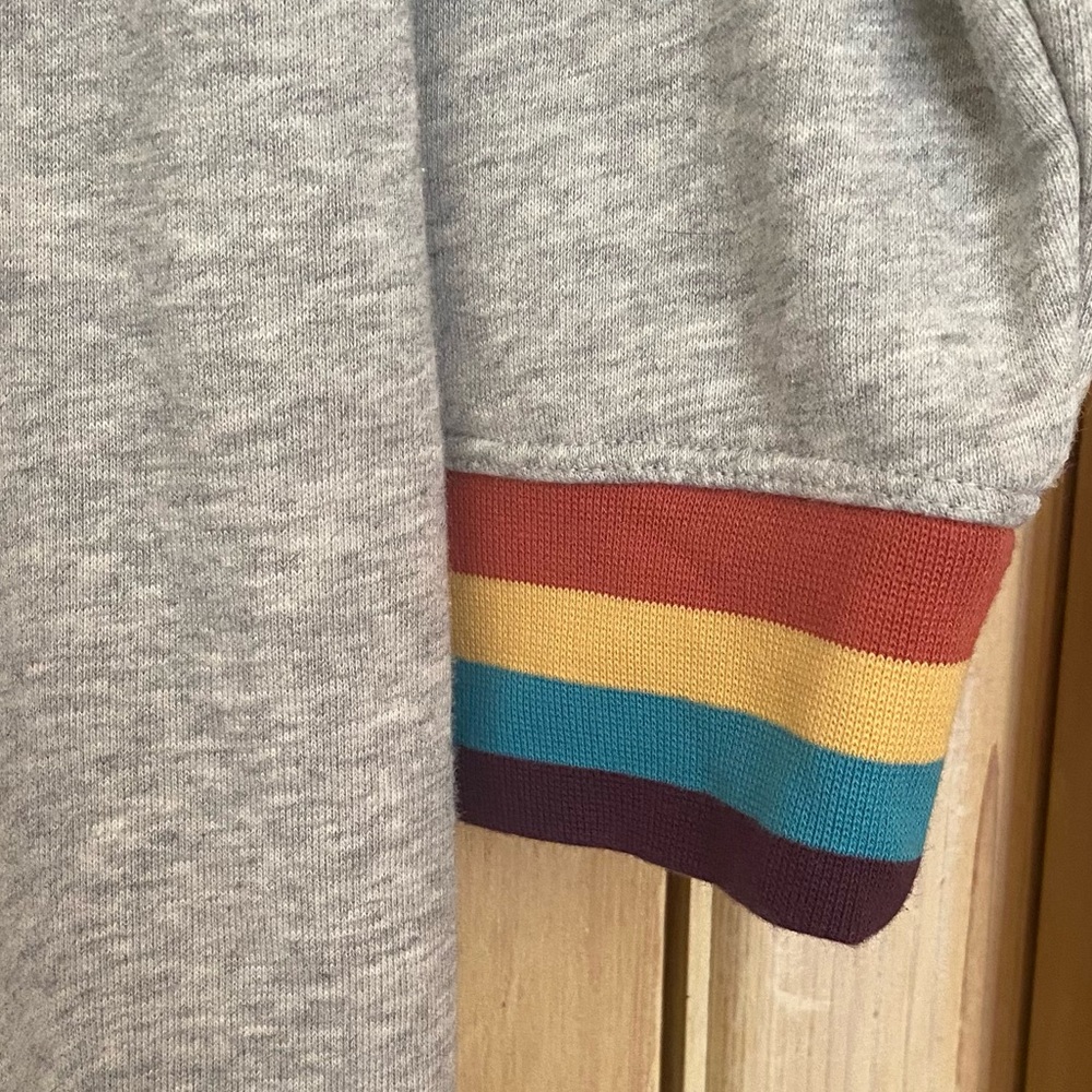 LANDS’ END SERIOUS SWEATS FRENCH TERRY SWEATSHIRT DRESS SZ PETITE LARGE - Picture 4 of 7